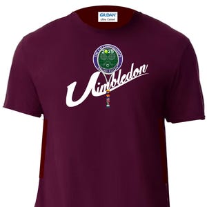 WIMBLEDON Open Tennis 2025 Gildan Shirt 100% pre-shrunk