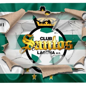 Club Santos FC Mouse pads El Mejor Papa Siempre, Best Dad Ever