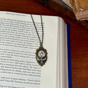 The Chronicles of Narnia Book Page Necklace