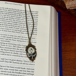 The Chronicles of Narnia Book Page Necklace