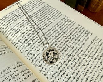 Through the Wardrobe Book Page Necklace