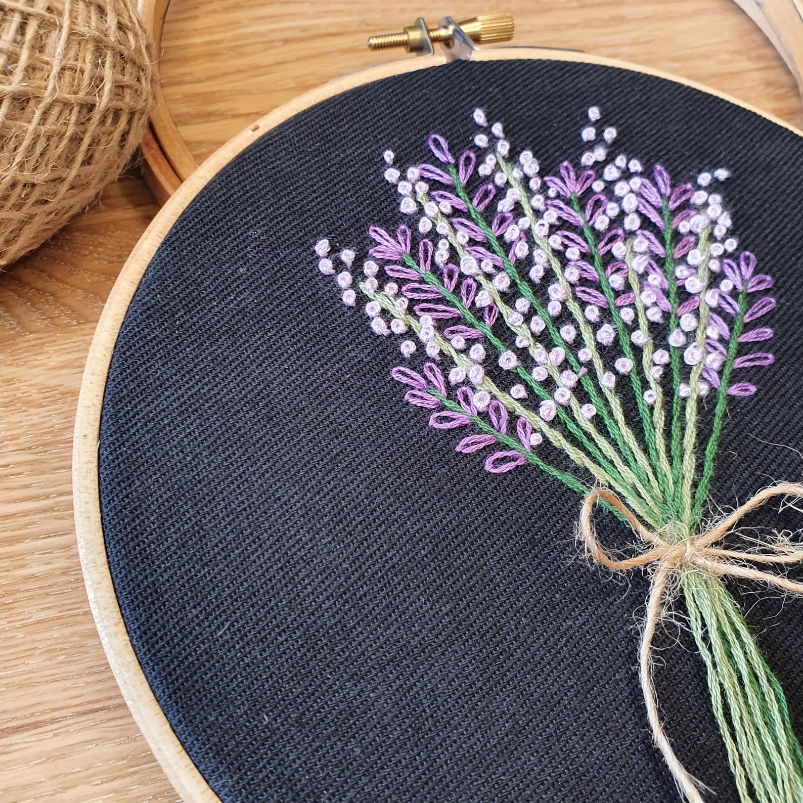 Lavender pattern lavender embroidery lavender patch floral Etsy