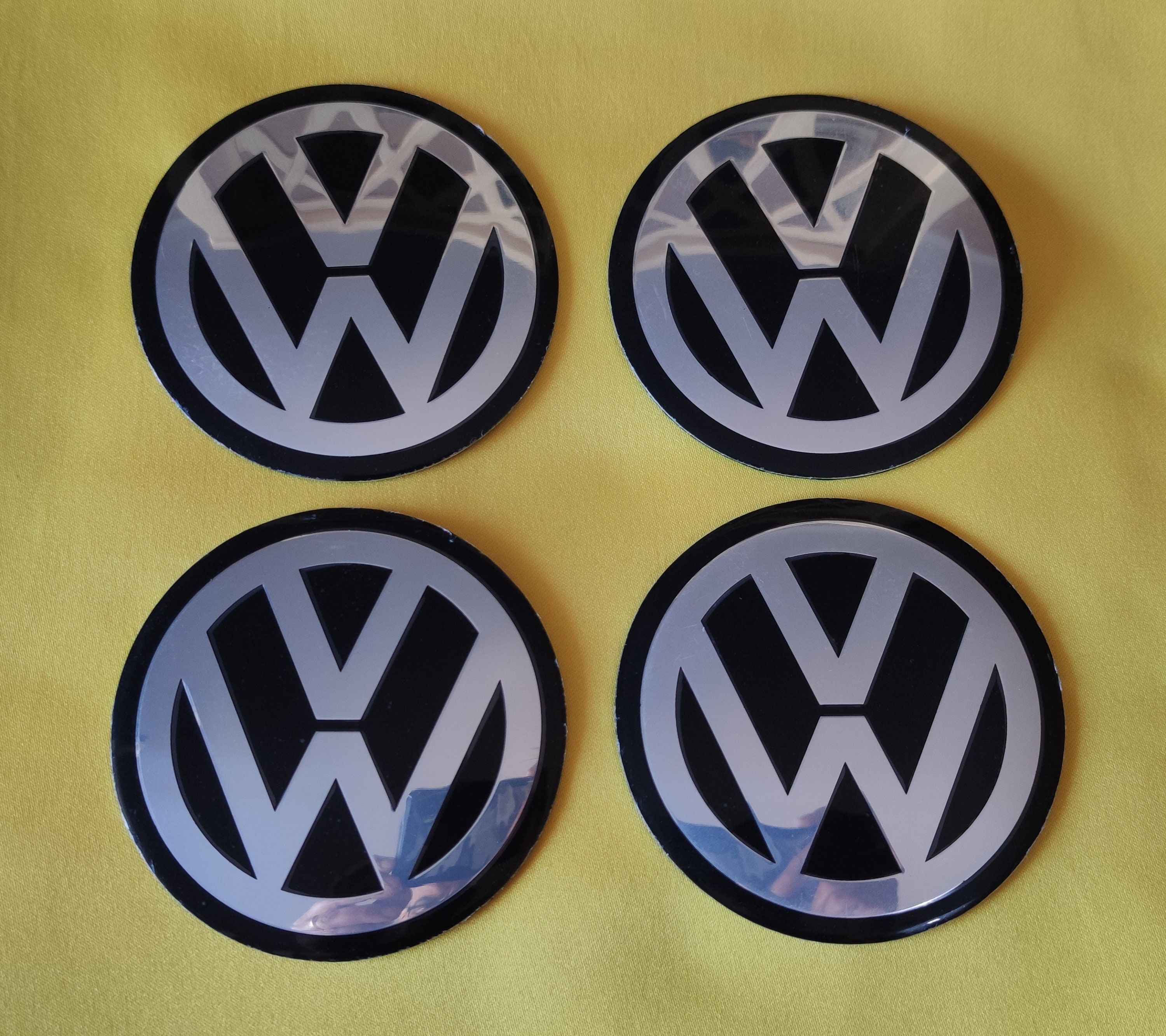 Set 4 Adesivi In Gel Per Coprimozzo - Diametro 60mm - Adesivi Per Cerchioni Auto - Tuning Born To Ride DM007 - 6