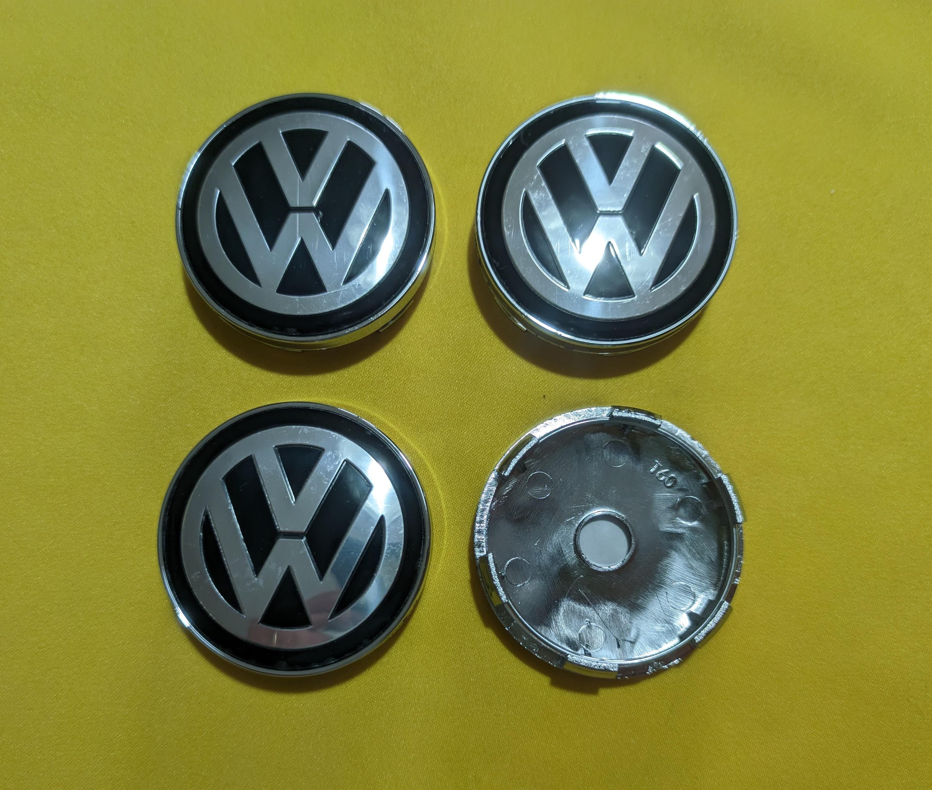 8 Coprimozzo Universali Auto 60 Mm Argento | Coprimozzi In ABS Per Ruote - 5