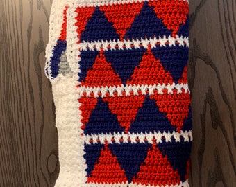 Patriots Crochet Baby Blanket