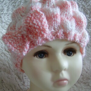 Bubblegum Hat - Child (4 - 12 yrs) Easy Chunky Knitting Pattern