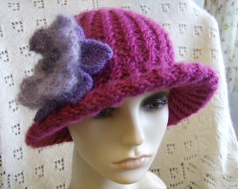 Mimm' - Ladies Brimmed Hat - Easy Knitting Pattern