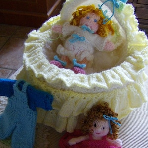 Baby-in-a-Bag, Puppen & Kleidung- Easy Stofftier Strickmuster