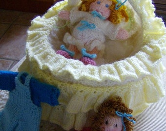 Baby-in-a-Bag, Puppen & Kleidung- Easy Stofftier Strickmuster