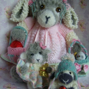 Sweet &#39;n Nuff voor Pasen - Lammetjes + Kleding/accessoires knuffel breipatroon