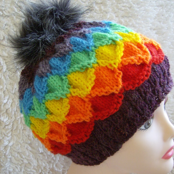 Accordian - Adult Easy DK Hat Knitting Pattern
