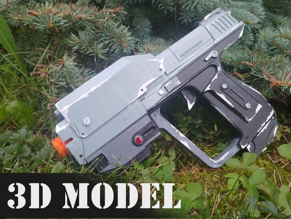 Halo Reach M6g Magnum 3d Model Etsy