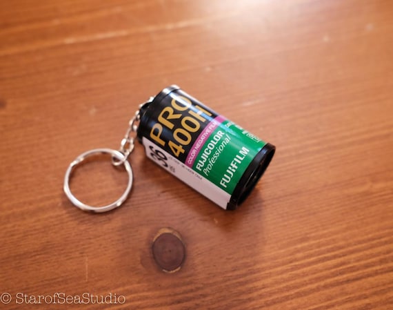 Fujifilm Fujicolor Pro 400H 35mm Film Roll Canister Keychain Photography  Accessory Backpack Car Keys Gift Analog - Main Image