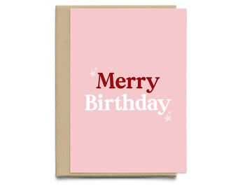 Funny December Birthday Card | Merry Birthday Christmas Birthday Card | For Him | For Her | For Friend | Funny Card December | Sagittarius