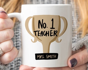 Personalised Best Teacher Mug | School Teacher Gift | Leaving School Gift for Teacher | End of term Teacher Gift | Custom Name Mug 11oz mug