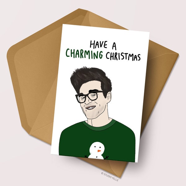 Morrissey Christmas Card | Have A Charming Christmas | Funny Alternative Music Christmas Card | The Smiths Pop Culture Xmas | Manchester