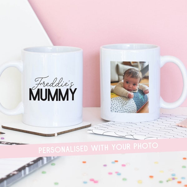 Personalised Mum Mug, Mum Gift, Add Your Photo Mug, Mummy Birthday Gift, Mum Christmas Gift, Personalised Photo Gift