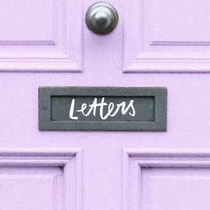 Pegatina de buzón de cartas, calcomanía de buzón, pegatina de puerta, pegatina de postie, pegatina de vinilo, calcomanía de vinilo, calcomanía de puerta, decoración de puerta principal