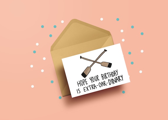 Drole De Carte D Anniversaire Pour Les Rameurs Aviron Etsy Drole De Carte D Anniversaire Pour Les Rameurs Aviron Etsy
