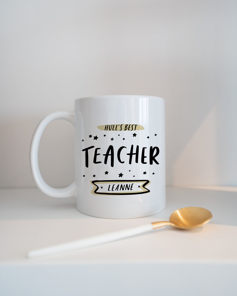 Personalised Best Teacher Mug Gift for Teacher Teaching Etsy UK