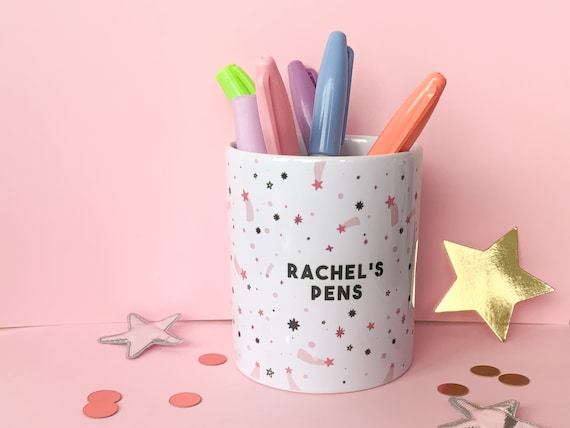Kawaii Cute Pen Holder For Desk Personalised Pen Pot Pen Holder