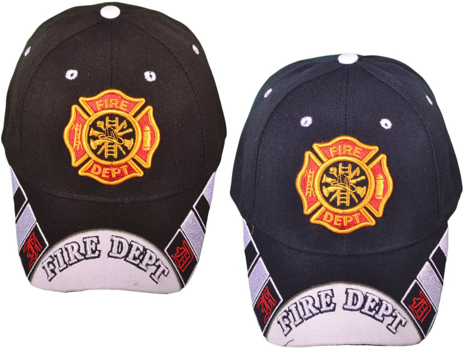 Embroidered Fire Dept. Baseball Cap Etsy