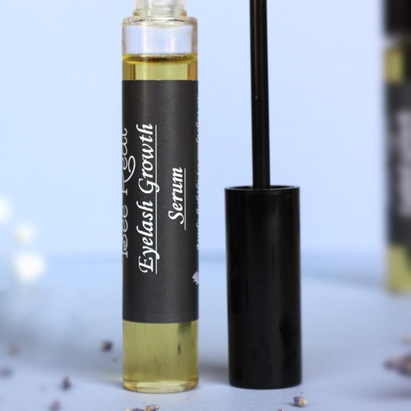 Eyelash Growth & Strength Serum | Castor Oil Lash Growth | Eyelash and Eyebrow Growth Serum w/ Essential Oils | Lash Love Serum