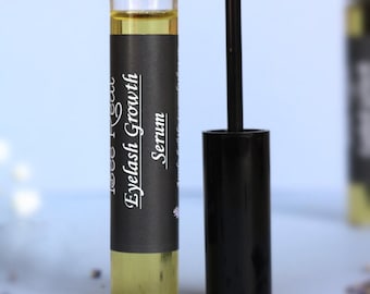 Eyelash Growth & Strength Serum | Castor Oil Lash Growth | Eyelash and Eyebrow Growth Serum w/ Essential Oils | Lash Love Serum