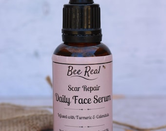 Repair Daily Face Serum | Turmeric & Calendula Glow Face Moisturizer | Scar Serum