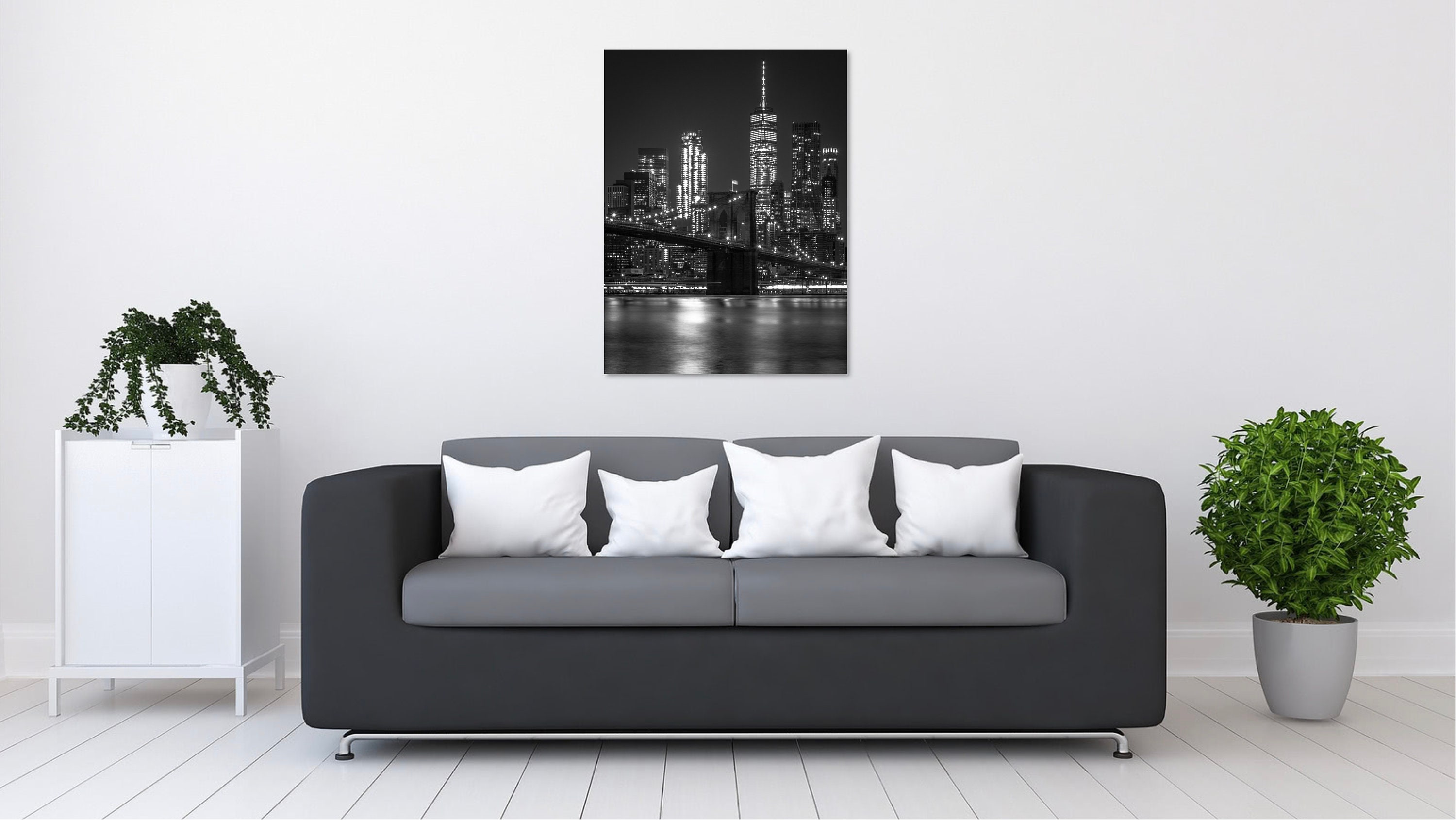 Fine Art Photo Print | Black and White New York City Skyline Picture ...