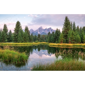 Grand Teton National Park Fine Art Fotodruck - Bild | Wählen Sie Standarddruck, Leinwand, Metall oder Acryl | Schwabachers Landung Wyoming