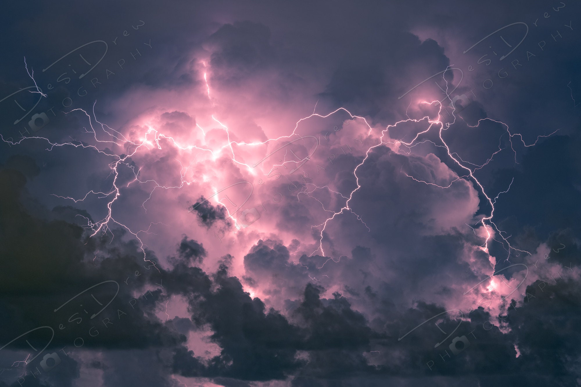 Fine Art Photo Print Thunderstorm Ball of Lighting Picture - Etsy
