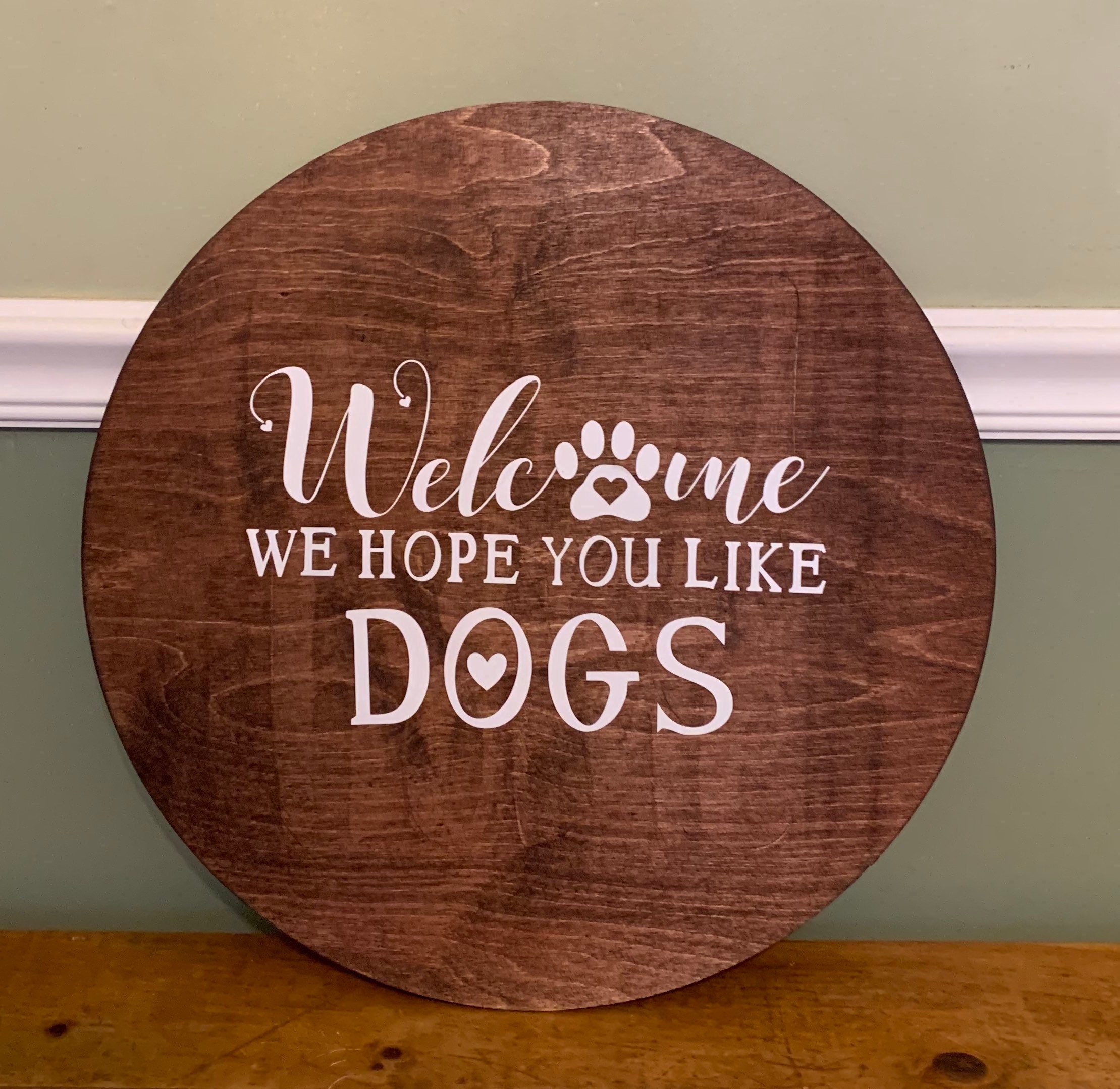 dog sign Etsy