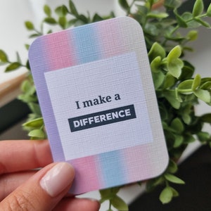 Mini Affirmation Cards | Affirmations | Planner | Mental Health | Pack of 27 | Affirmation Cards | Positivity Cards | Self Care | Childrens