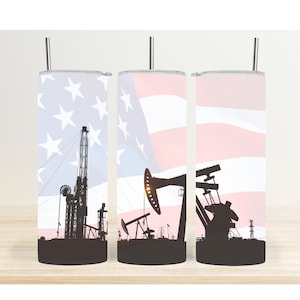 Oilfield Tumbler Wrap PNG, Oilfield Worker Tumbler Wrap, Oil Rig Tumbler Wrap PNG Digital Download Design