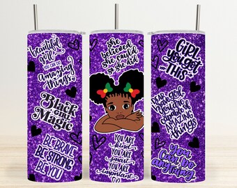 Skinny Tumbler Wrap Design Sublimation Digital Download - PNG - PDF
