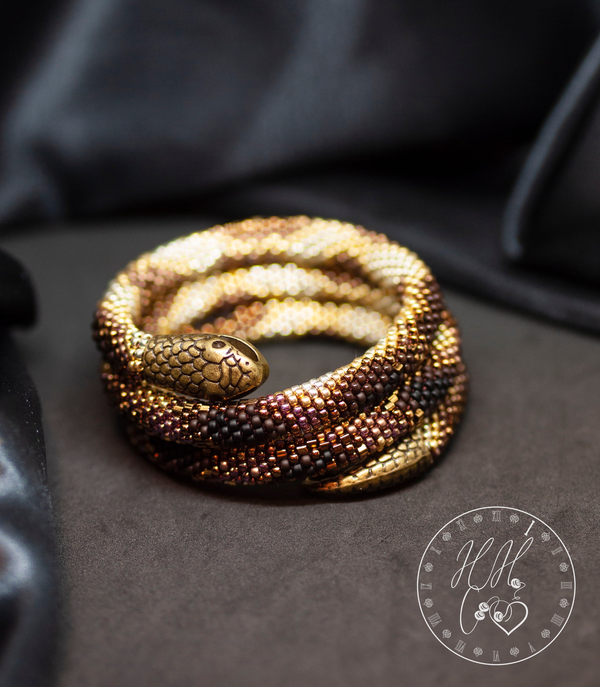 Ball Python Skin PDF Pattern Crochet With Seed Beads Crochet Rope PDF ...