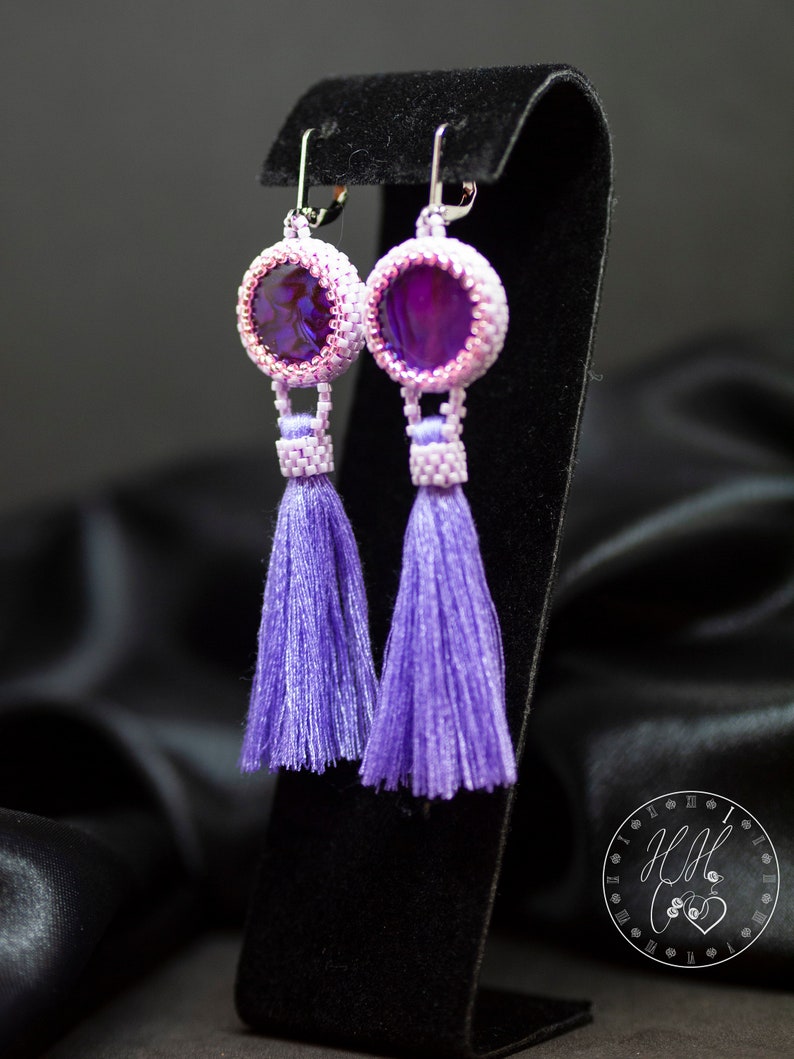 Seed Bead Earrings Tutorial DIY Bead Weaving Earrings Etsy
