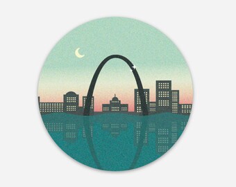 St. Louis Arch Sticker | Waterproof Vinyl