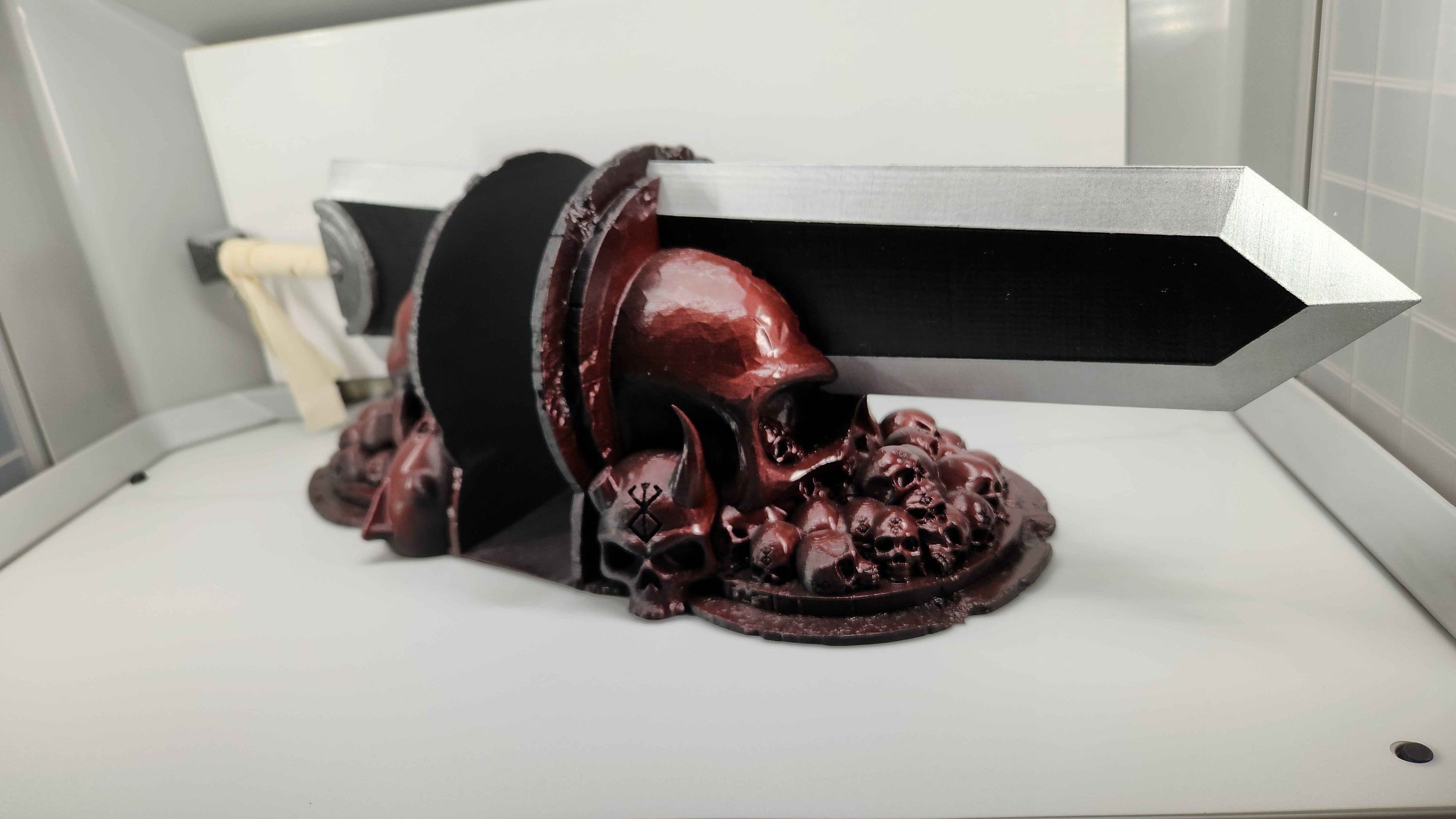 Crafted Dragonslayer Bookends - Inspired by Berserk