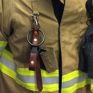 Firefighter Glove Holder With Custom Lettering