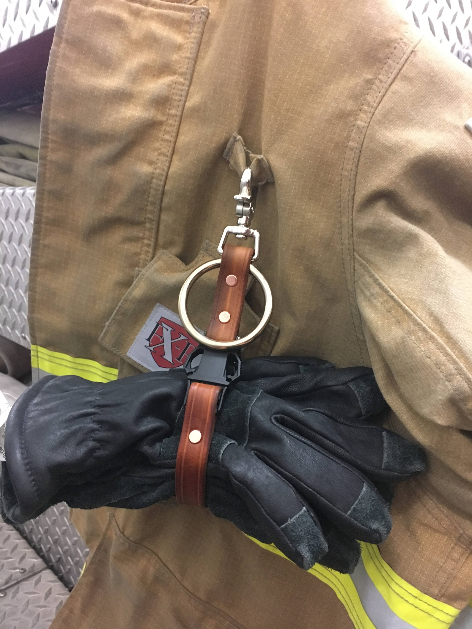 Firefighter Glove Holder With Custom Lettering TOP QUALITY Etsy