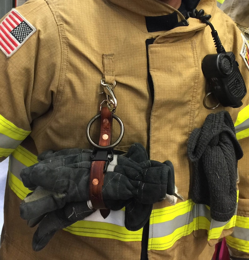 Firefighter Glove Holder With Custom Lettering TOP QUALITY Etsy
