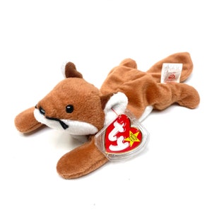 RETIRED / ERRORS / original / Beanie / Babies / Sly / Fox / Rare / Tag / Errors  / collectibles / collectors / TY / plush / vintage