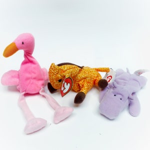 Rare / set of 3 / teenie / Beanie / Babies / McDonald’s / Rare / collectibles / collectors / TY / plush / vintage