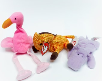 Rare / set of 3 / teenie / Beanie / Babies / McDonald’s / Rare / collectibles / collectors / TY / plush / vintage