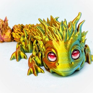 3D printed  / articulated / dragon / fantasy / fidget / toy