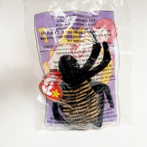 Rare / teenie / Beanie / Babies / McDonald’s / Spinner / Spider / Rare / Tag / Errors  / collectibles / collectors / TY / plush / vintage