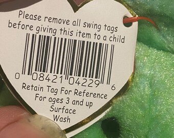 RETIRED / ERRORS / Original / Beanie / Babies / Kicks / Bear