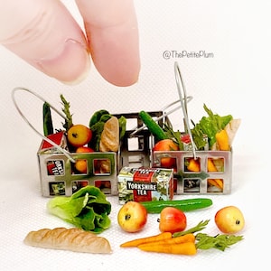 Miniature / groceries / vegetable / vegetables / dollhouse / food / miniatures / scale / handmade/ polymer clay